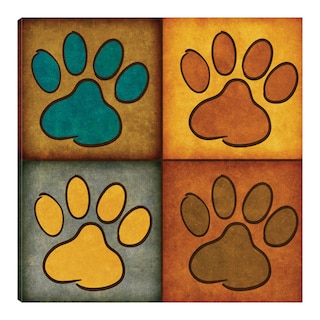 Foto 1 | Foto 1 | Cuadro Decorativo Fine Art TJ 'Patas y Golosinas I' de SD Graphics Studio 122 x 122 cm