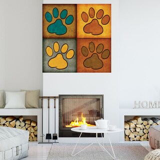 Foto 4 | Foto 4 | Cuadro Decorativo Fine Art TJ 'Patas y Golosinas I' de SD Graphics Studio 122 x 122 cm