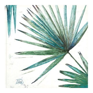 Foto 1 | Foto 1 | Cuadro Decorativo Fine Art TJ 'Orgánico con Azules II' de Patricia Pinto 82 x 82 cm