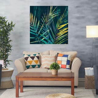 Foto 2 | Foto 2 | Cuadro Decorativo - Palmas Verdeazuladas Ii - Heather Hayes - Arte Costa - Impresión En Lienzo - Fine Art Tj