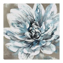 Cuadro Decorativo - Primavera Plateada Iv - Emily Williams  - Arte Floral - Impresión En Lienzo - Fine Art Tj