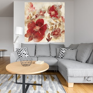 Foto 4 | Foto 4 | Cuadro Decorativo Fine Art Tj Pétalos Carmesí A Willowbrook Fine Art Arte Floral Impresión en Lienzo