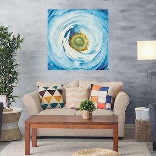 Foto 2 | Foto 2 | Cuadro Decorativo - Peonia Blanco Con Azul - Aledanda Fine Art Tj - - Arte Floral - Impresión En Lienzo