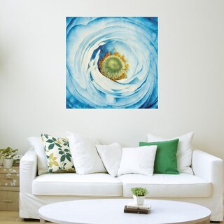 Foto 3 | Foto 3 | Cuadro Decorativo - Peonia Blanco Con Azul - Aledanda Fine Art Tj - - Arte Floral - Impresión En Lienzo