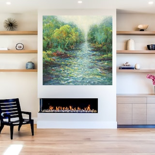 Foto 5 | Foto 5 | Cuadro Decorativo Fine Art TJ 'Neblina Floral' de Tania Bello 56 x 56 cm