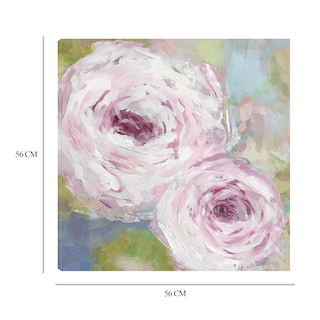 Foto 6 | Foto 6 | Cuadro Decorativo Fine Art TJ 'Neblina Floral' de Tania Bello 56 x 56 cm