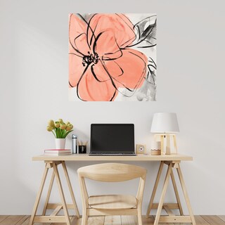 Foto 2 | Foto 2 | Cuadro Decorativo Fine Art Tj Rosa Café II Lanie Loreth Arte Floral Impresión en Lienzo