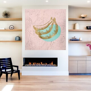 Foto 5 | Foto 5 | Cuadro Decorativo Fine Art Tj Plátano Dorado Stefano Altamura Arte Floral Impresión en Lienzo