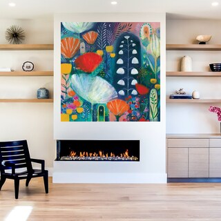 Foto 5 | Foto 5 | Cuadro Decorativo - Noche Blanca - Corina Capri - Arte Abstracto - Impresión En Lienzo - Fine Art Tj