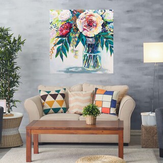 Foto 2 | Foto 2 | Cuadro Decorativo Fine Art Tj Seductor Jeanette Vertentes Arte Floral Impresión en Lienzo