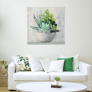 Foto 3 | Foto 3 | Cuadro Decorativo - Suculenta Ii - Julia Purinton - Fine Art Tj - Arte Floral - Impresión En Lienzo