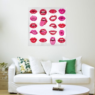 Foto 3 | Foto 3 | Cuadro Decorativo - Servicio De Labios - Nikki Chu - Arte Abstracto - Impresión En Lienzo - Fine Art Tj