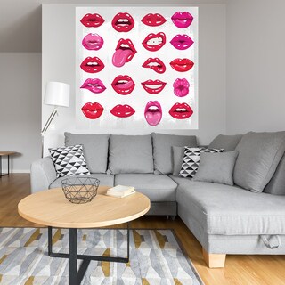 Foto 4 | Foto 4 | Cuadro Decorativo - Servicio De Labios - Nikki Chu - Arte Abstracto - Impresión En Lienzo - Fine Art Tj