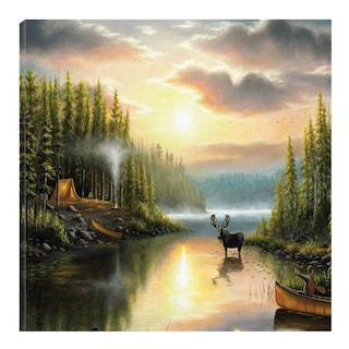 Foto 1 | Foto 1 | Cuadro Decorativo - Recuerdos Con Papá - Chuck Black - Arte Paisaje - Impresión En Lienzo - Fine Art Tj