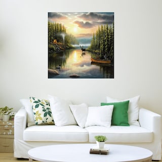 Foto 3 | Foto 3 | Cuadro Decorativo - Recuerdos Con Papá - Chuck Black - Arte Paisaje - Impresión En Lienzo - Fine Art Tj
