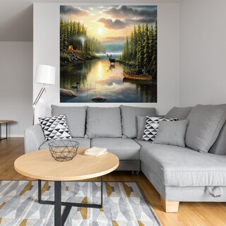 Foto 4 | Foto 4 | Cuadro Decorativo - Recuerdos Con Papá - Chuck Black - Arte Paisaje - Impresión En Lienzo - Fine Art Tj