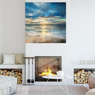 Foto 4 | Foto 4 | Cuadro Decorativo - Surf En Índigo - Studio Arts  - Arte Paisaje - Impresión En Lienzo - Fine Art Tj