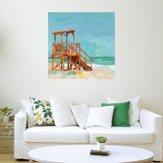 Foto 3 | Foto 3 | Cuadro Decorativo Fine Art Tj Salvavidas Studio Arts Arte Paisaje Impresión en Lienzo