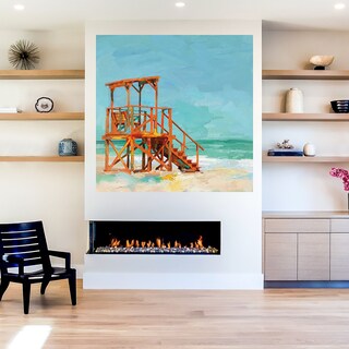 Foto 5 | Foto 5 | Cuadro Decorativo Fine Art Tj Salvavidas Studio Arts Arte Paisaje Impresión en Lienzo