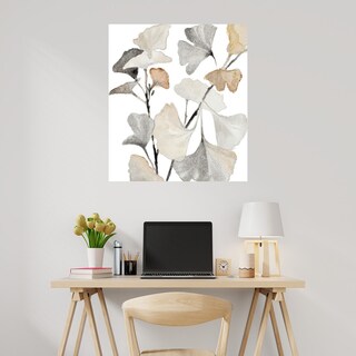 Foto 2 | Foto 2 | Cuadro Decorativo - Tallos De Ginko Neutral I - Lanie Loreth - Arte Floral - Impresión En Lienzo - Fine Art Tj