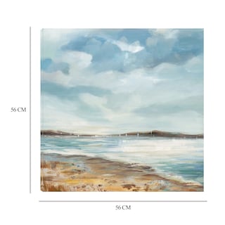 Foto 6 | Foto 6 | Cuadro Decorativo - Playa Costera - Carson Lyons - Arte Paisaje - Impresión En Lienzo - Fine Art Tj