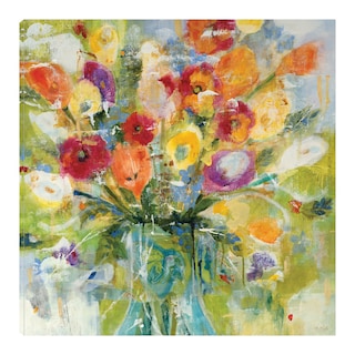 Foto 1 | Foto 1 | Cuadro Decorativo Fine Art Tj Ramo de Colores Jill Martin Arte Floral Impresión en Lienzo