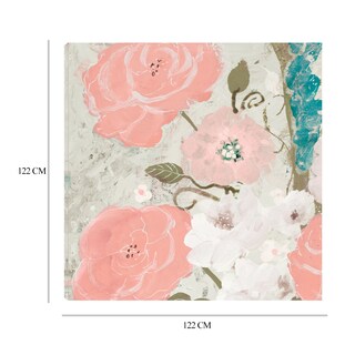 Foto 6 | Foto 6 | Cuadro Decorativo Fine Art TJ 'Rosas de Primavera' de Robin Maria 122 x 122 cm