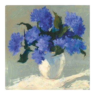 Foto 1 | Foto 1 | Cuadro Decorativo Fine Art Tj Ramo de Hortensias Azules Dale Payson Arte Floral Impresión en Lienzo