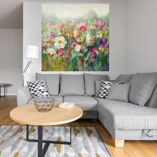 Foto 4 | Foto 4 | Cuadro Decorativo - Prados De Montaña - Danhui Nai - Arte Floral - Impresión En Lienzo - Fine Art Tj