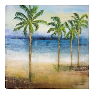 Foto 1 | Foto 1 | Cuadro Decorativo - Palmeras En El Oceano Ii - Michael Marcon - Arte Costa - Impresión En Lienzo - Fine Art Tj