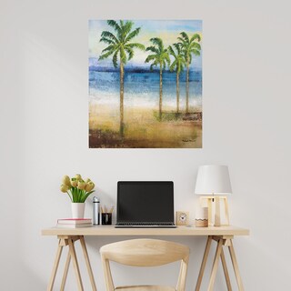 Foto 2 | Foto 2 | Cuadro Decorativo - Palmeras En El Oceano Ii - Michael Marcon - Arte Costa - Impresión En Lienzo - Fine Art Tj