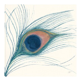 Foto 1 | Foto 1 | Cuadro Decorativo - Pluma De Pavoreal Azul I - Miranda Thomas - Arte Abstracto - Impresión En Lienzo - Fine Art Tj