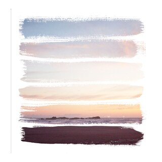 Foto 1 | Foto 1 | Cuadro Decorativo Fine Art Tj Rayas de Atardecer III Laura Marshall Arte Abstracto Impresión en Lienzo