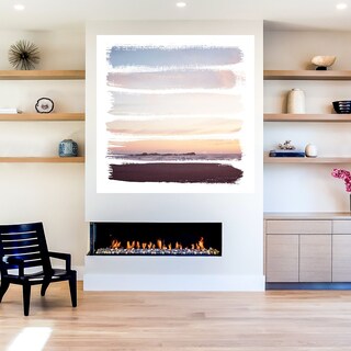 Foto 5 | Foto 5 | Cuadro Decorativo Fine Art Tj Rayas de Atardecer III Laura Marshall Arte Abstracto Impresión en Lienzo