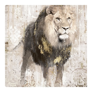 Foto 1 | Foto 1 | Cuadro Decorativo - Retrato De León - Heather Hayes - Arte Animales - Impresión En Lienzo - Fine Art Tj