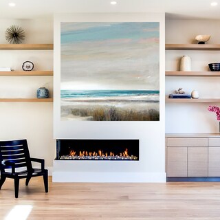 Foto 5 | Foto 5 | Cuadro Decorativo Fine Art Tj Orquídeas Brumosas Azul I Lanie Loreth Arte Floral Impresión en Lienzo