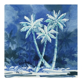 Foto 1 | Foto 1 | Cuadro Decorativo - Palmeras De Medianoche Ii - Paul Brent - Arte Costa - Impresión En Lienzo - Fine Art Tj