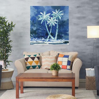 Foto 2 | Foto 2 | Cuadro Decorativo - Palmeras De Medianoche Ii - Paul Brent - Arte Costa - Impresión En Lienzo - Fine Art Tj