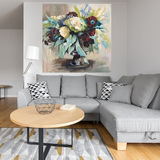 Foto 4 | Foto 4 | Cuadro Decorativo - Serenidad - Jeanette Vertentes - Arte Floral - Impresión En Lienzo - Fine Art Tj