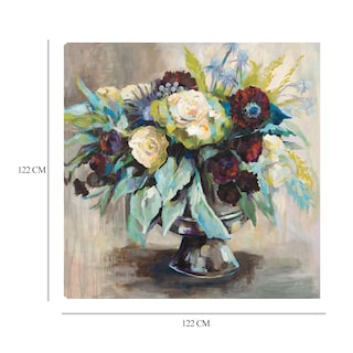 Foto 6 | Foto 6 | Cuadro Decorativo - Serenidad - Jeanette Vertentes - Arte Floral - Impresión En Lienzo - Fine Art Tj