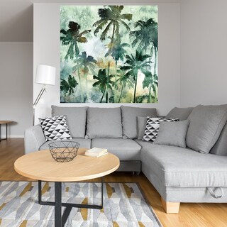 Foto 4 | Foto 4 | Cuadro Decorativo - Palmeras De Acuarela Ii - Heather Hayes  - Arte Costa - Impresión En Lienzo - Fine Art Tj