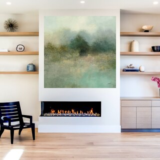 Foto 5 | Foto 5 | Cuadro Decorativo - Palmeras De Acuarela Ii - Heather Hayes  - Arte Costa - Impresión En Lienzo - Fine Art Tj