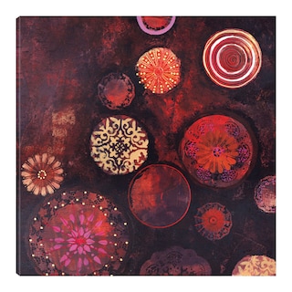 Foto 1 | Foto 1 | Cuadro Decorativo Fine Art Tj Rojo Design Fabrikken Arte Abstracto Impresión en Lienzo