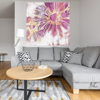 Foto 4 | Foto 4 | Cuadro Decorativo Fine Art TJ 'Patada Floral I' de Bridges 122 x 122 cm