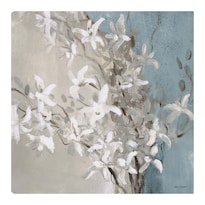 Cuadro Decorativo - Orquídeas Brumosas (azul) I - Lanie Loreth  - Arte Floral - Impresión En Lienzo - Fine Art Tj