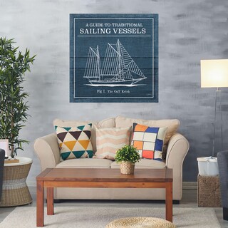 Foto 2 | Foto 2 | Cuadro Decorativo Fine Art Tj Nudos de Navegación Vintage Xi Mary Urban Arte Abstracto Impresión en Lienzo