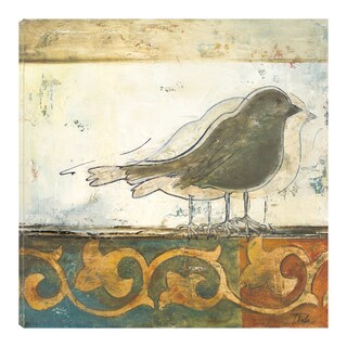 Foto 1 | Foto 1 | Cuadro Decorativo - Pájaros En El Damasco Ii - Patricia Pinto - Arte Animales - Impresión En Lienzo - Fine Art Tj