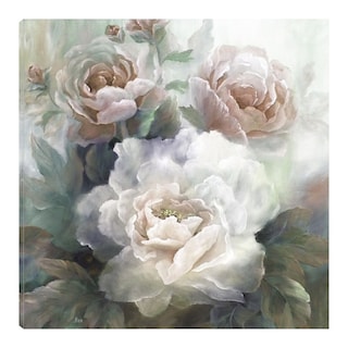 Foto 1 | Foto 1 | Cuadro Decorativo Fine Art Tj Rosas Blancas III Nan Arte Floral Impresión en Lienzo
