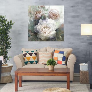 Foto 2 | Foto 2 | Cuadro Decorativo Fine Art Tj Rosas Blancas III Nan Arte Floral Impresión en Lienzo