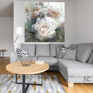 Foto 4 | Foto 4 | Cuadro Decorativo Fine Art Tj Rosas Blancas III Nan Arte Floral Impresión en Lienzo
